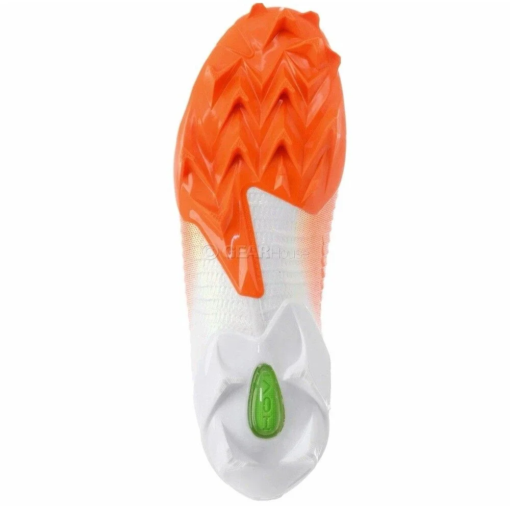 Under Armour Blur Pro White Team Orange Mens Football Cleats Sz 10.5 3028220-109
